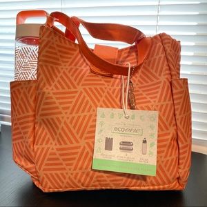 Eco One orange insulated lunch box set
